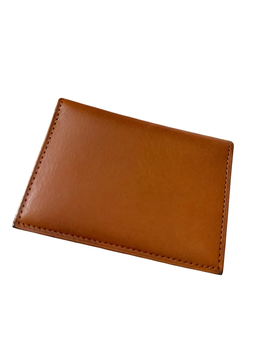 Rare Vintage Coach British Tan Water Buffalo ID Wallet Card Holder